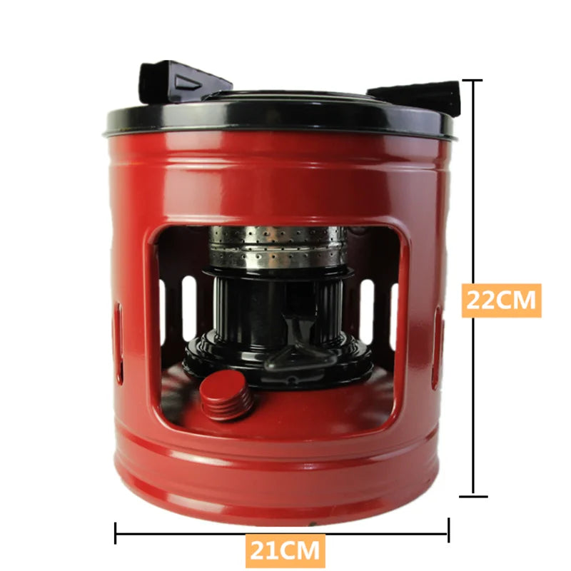 Vilead Kerosene Camping Stove Heater 10 Wick Outdoor Cooking Coal Oil Burner for Hiking Picnic BBQ Travel Wild Camping Equipment