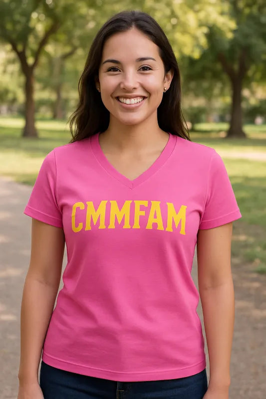 Bold Family Vibes Collection - Women's V-Neck T-Shirt