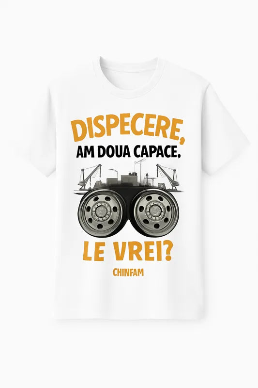 Wheel Deal: Dual Hubcaps Adventure - Unisex Premium T-Shirt