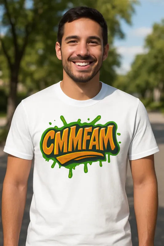 Vivid Vibes: CMMFAM Splash! - Unisex Premium T-Shirt