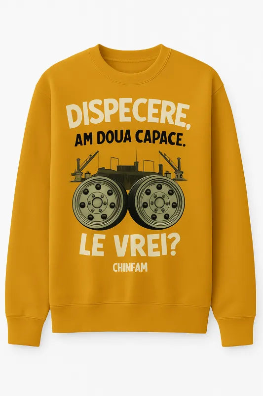 Wheel Deal: Dual Hubcaps Adventure - Unisex Sweatshirt