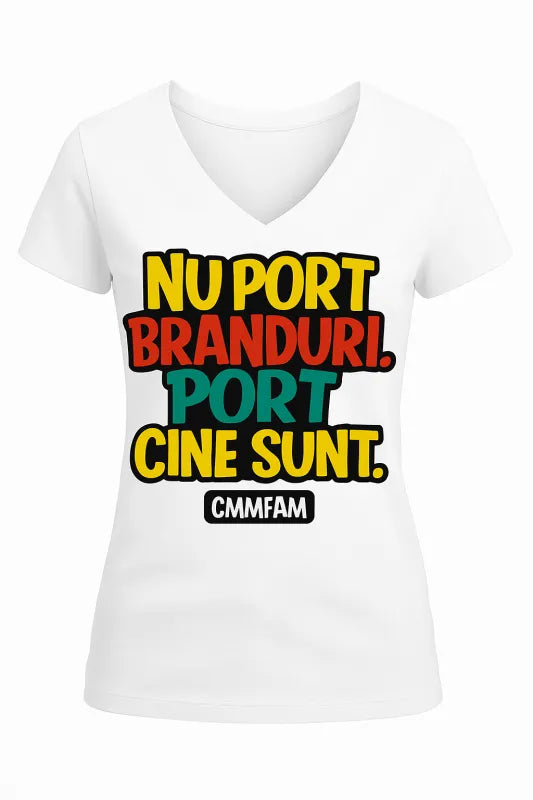Be Yourself, Not a Brand - Women's V-Neck T-Shirt