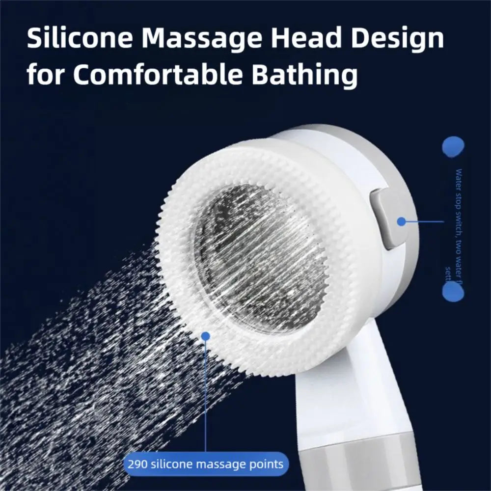 Temperature & Battery Digital Display Portable Camping Shower Waterproof 2 Spray Modes Electric Shower Lightweight Rechargeable