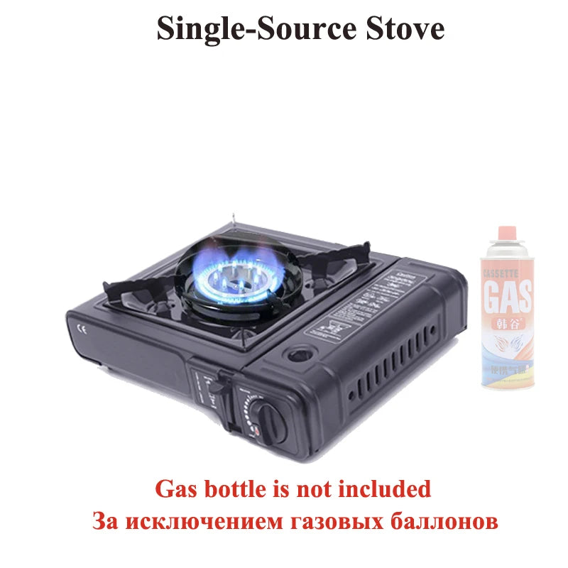 Portable Outdoor Infrared Ceramic Cassette Butane Gas Stove Camping Picnic Cooker Windproof Energy Saving BBQ Cooking Kitchen